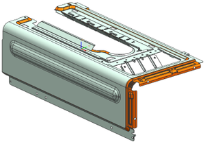 Air Conditioner Right Side Plate Stamping Mold