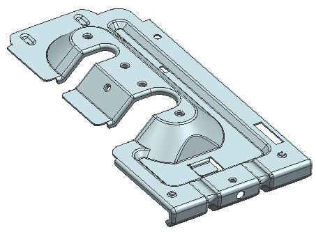 Stop Valve Mounting Plate Stamping Mold