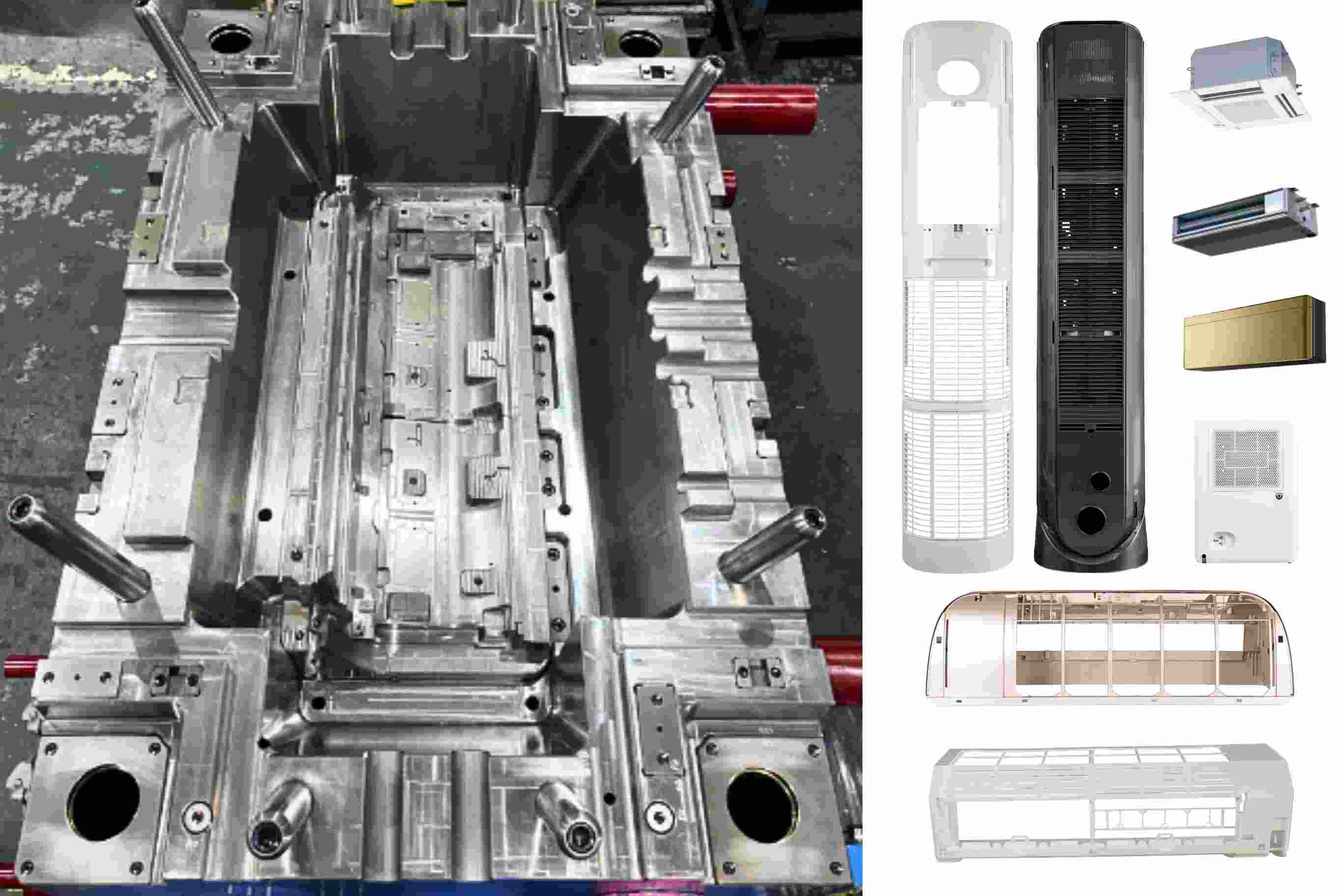 Air condition injection mold